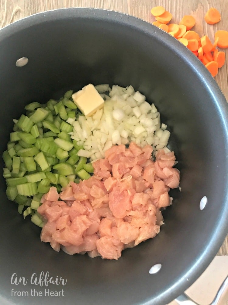 Chicken Noodle Soup with Sauerkraut