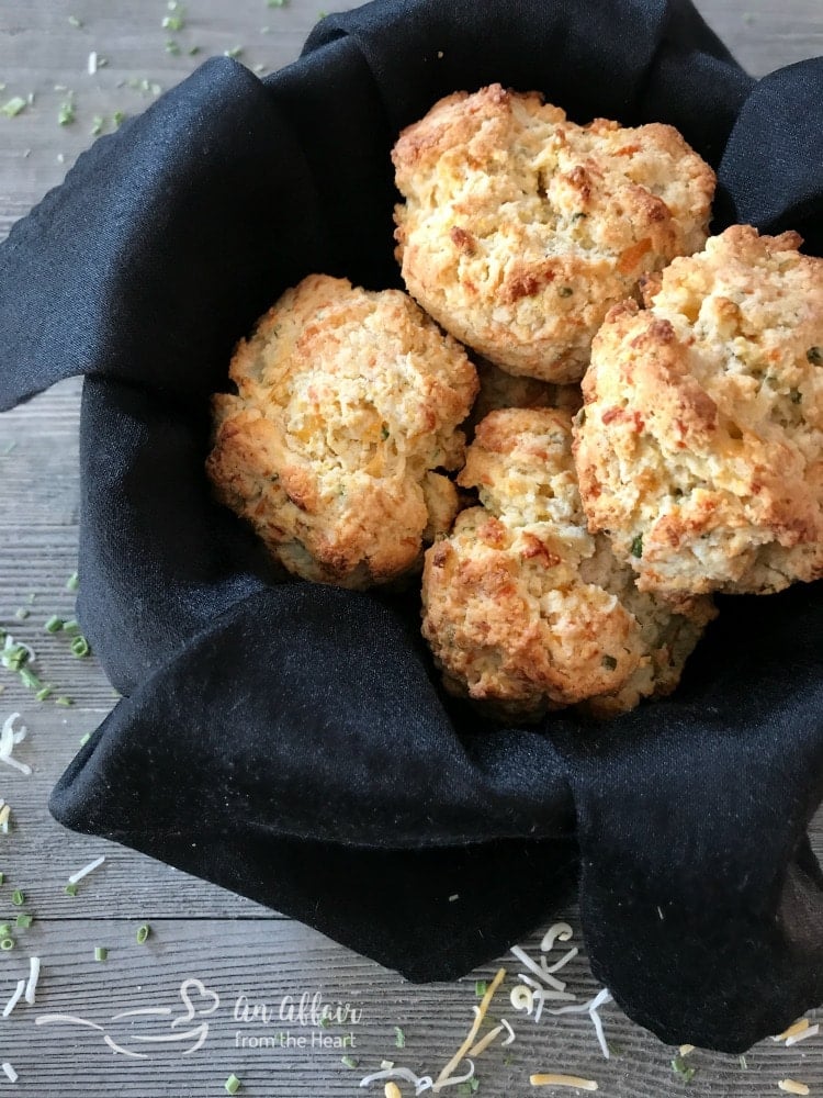 Cheesy Cornbread Drop Biscuits