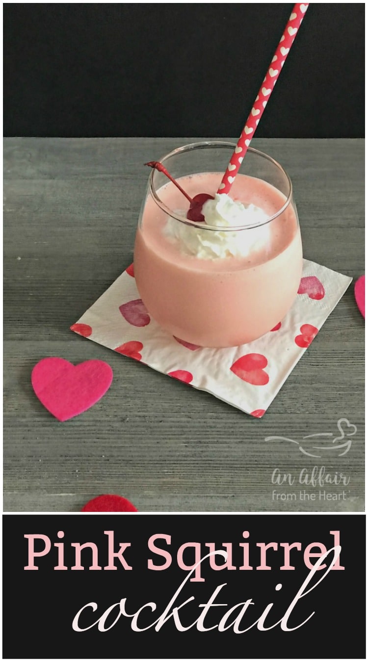 Pink Squirrel Cocktail - An Affair from the Heart