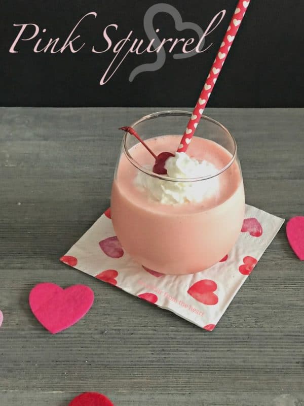 Retro Pink Squirrel Cocktail A delicious Ice Cream Drink