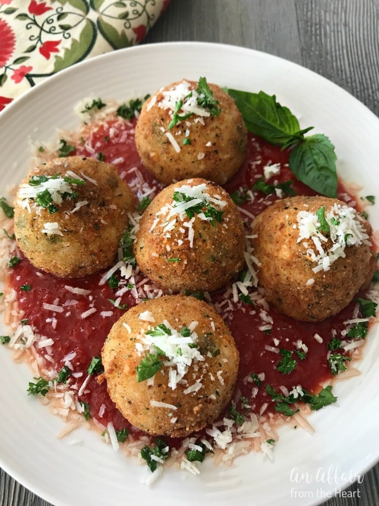 Arancini - Three Cheese Fried Risotto Balls