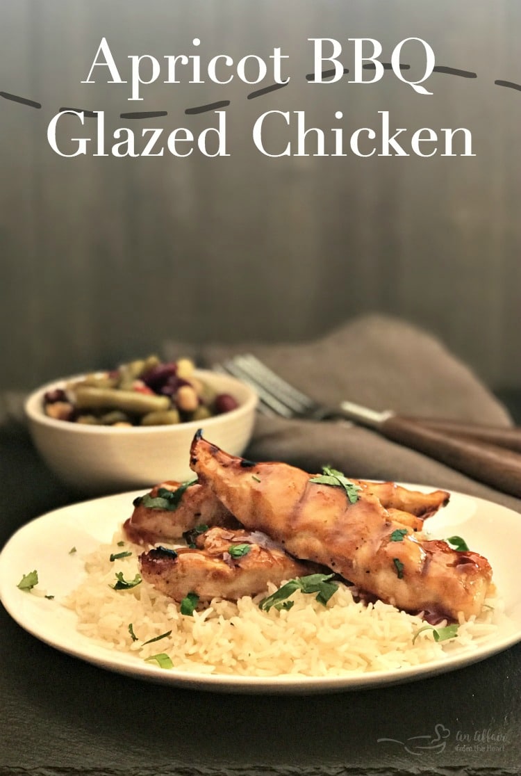 Apricot BBQ Glazed Chicken