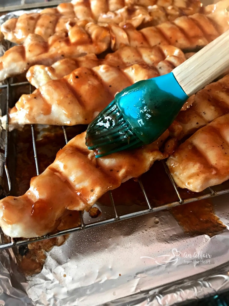 Apricot BBQ Glazed Chicken