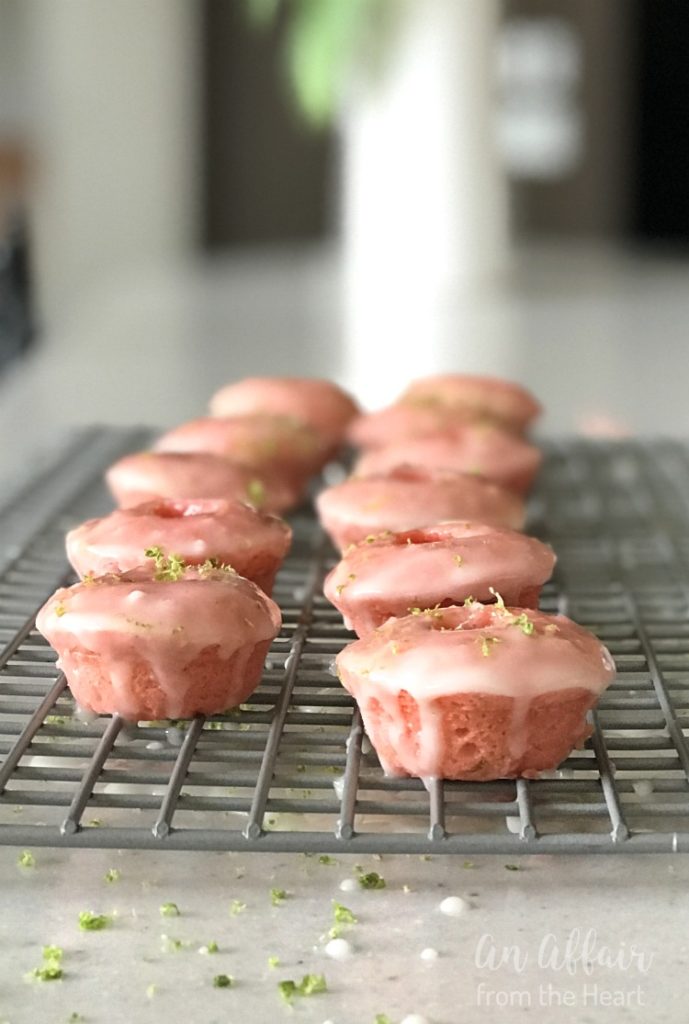 Cherry Limeade Baked Donuts