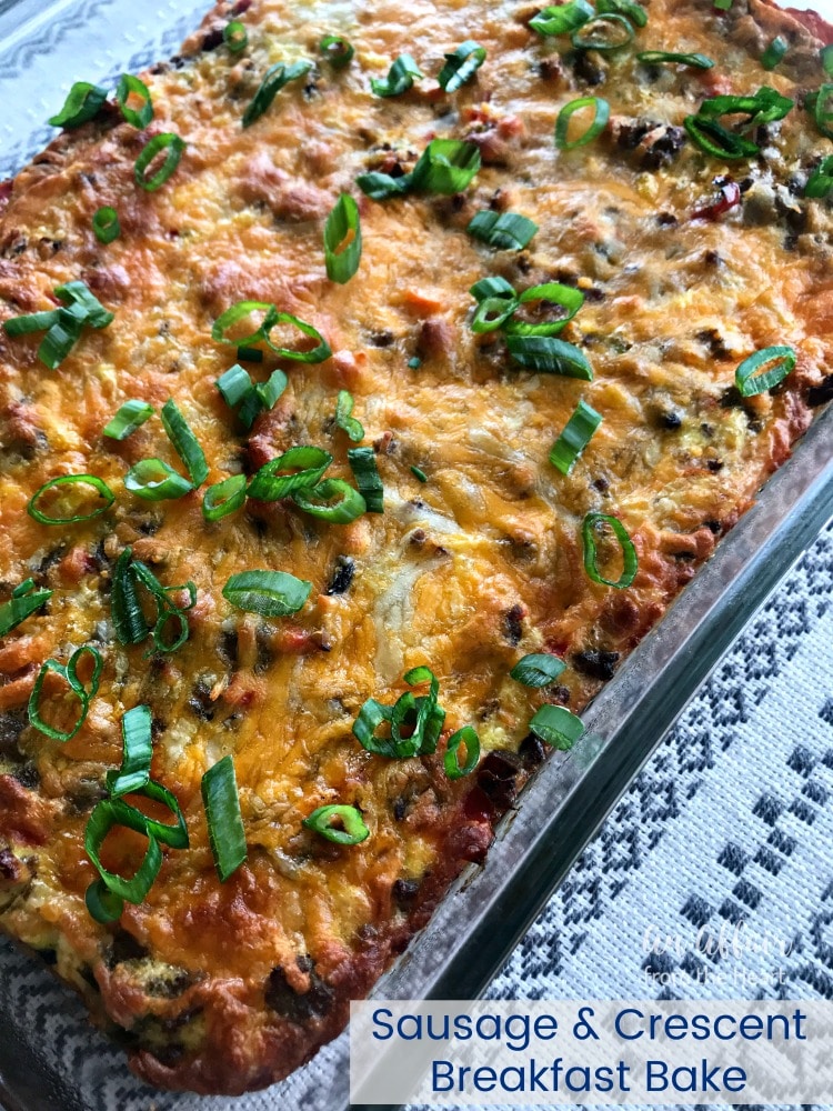 Sausage & Crescent Breakfast Bake