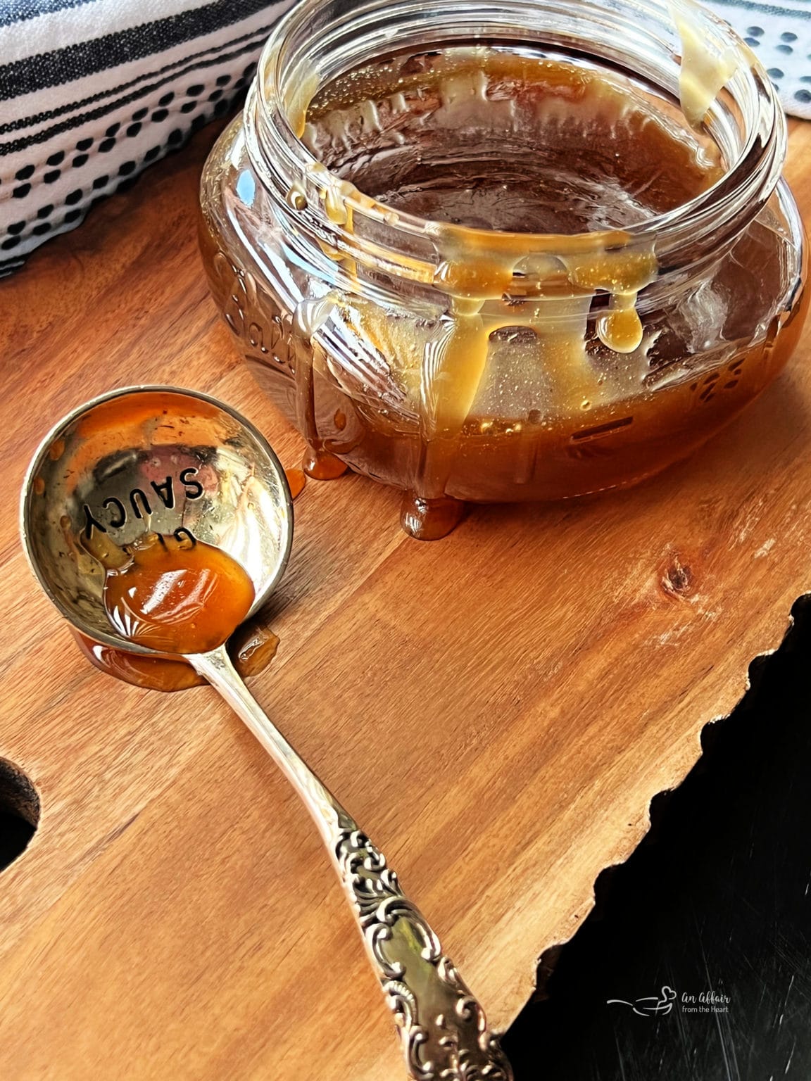 Honey Bourbon Sauce - An Affair from the Heart