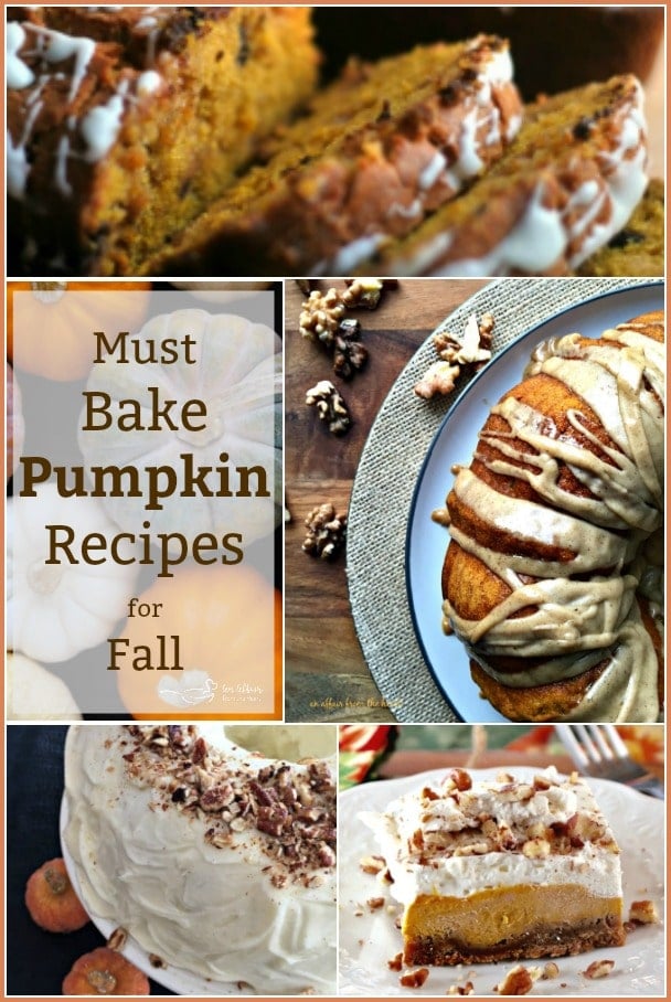 Must Bake Fall Recipes - Apple, Pumpkin, Pecan, Maple and Fall Spice