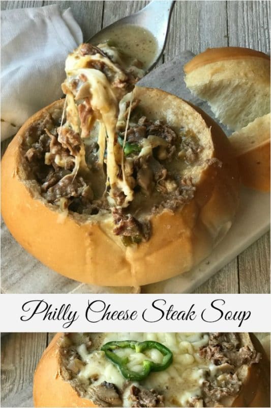 Philly Cheese Steak Soup - An Affair from the Heart for Gary's Quicksteak