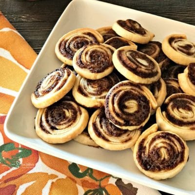 Pumpkin Spice Swirls – Left Over Pie Crust Cookies