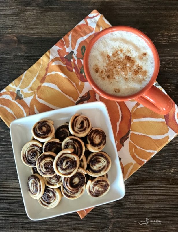 Pumpkin Spice Swirls - Left Over Pie Crust Cookies