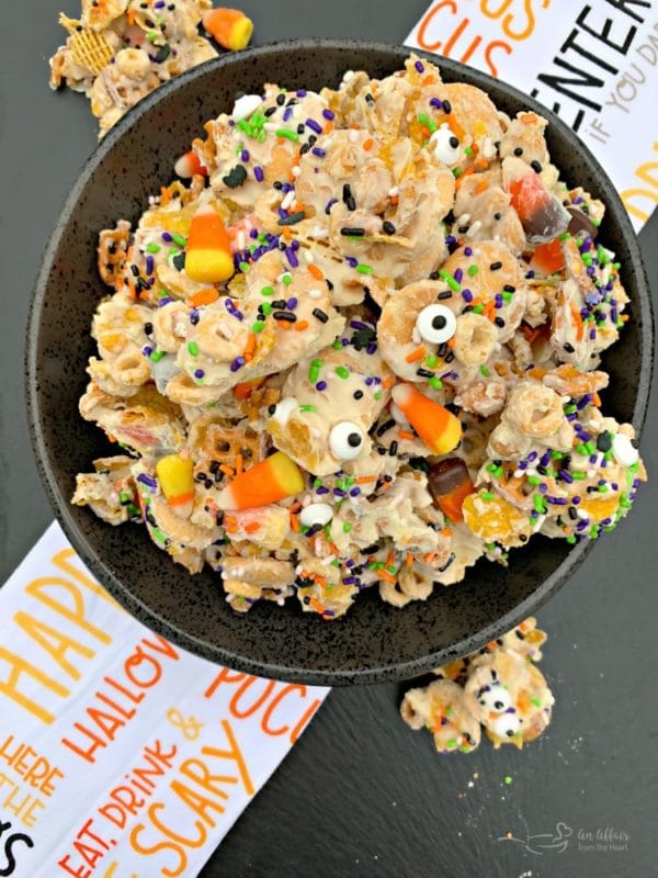 Halloween White Trash Snack Mix - An Affair from the Heart