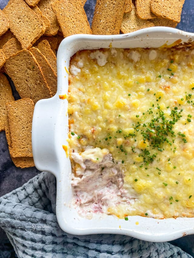 Crock Pot Reuben Dip Classic Sandwich turned hot dip!