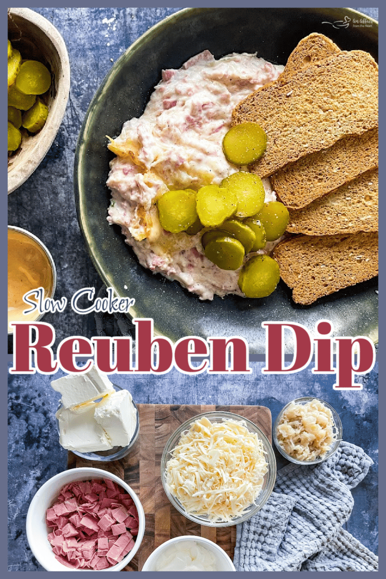 Crock Pot Reuben Dip - Classic Sandwich Turned Hot Dip!