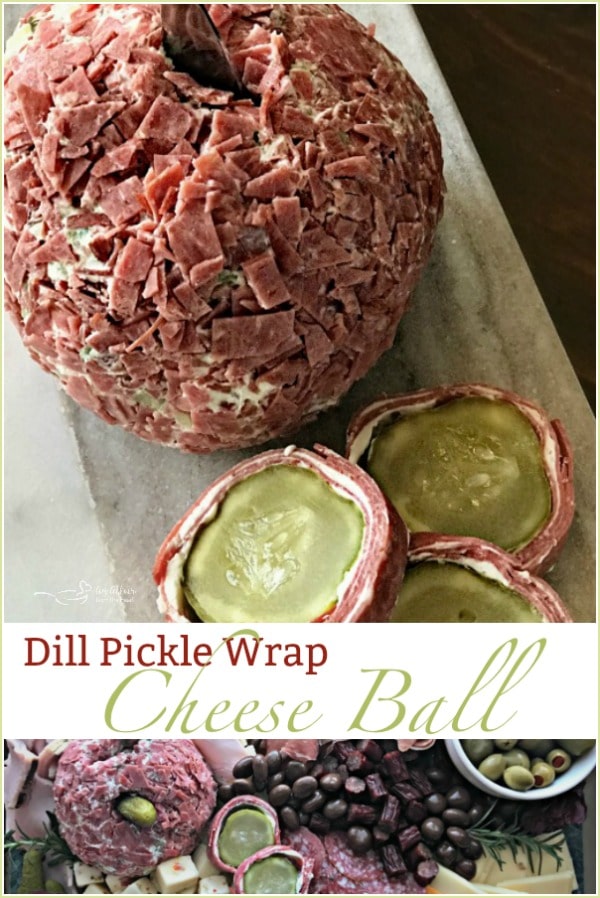 Dill Pickle Wrap Cheese Ball Dill Pickle Wraps now a fun Cheese Ball!