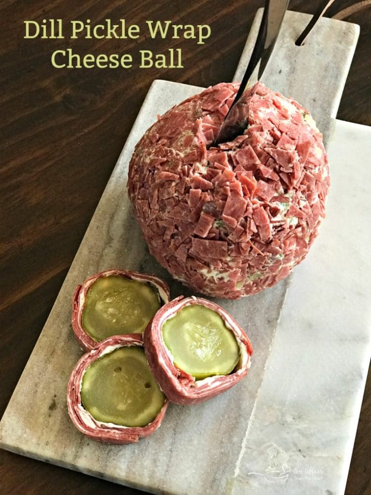 Dill Pickle Wrap Cheese Ball Dill Pickle Wraps now a fun Cheese Ball!