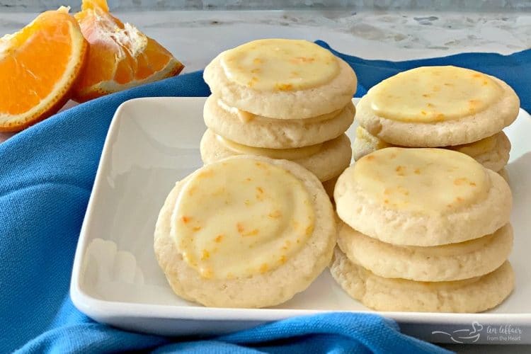 Orange Meltaway Cookies #ChristmasSweetsWeek