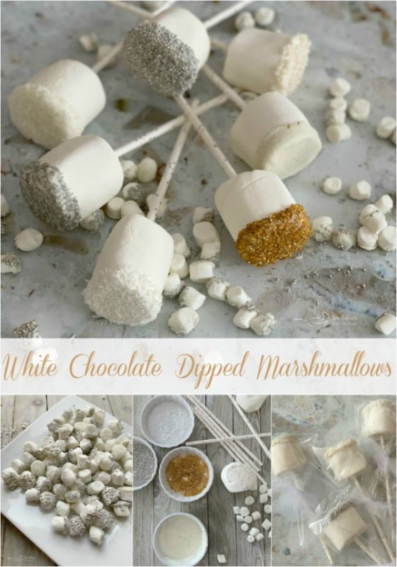 Dipped marshmallows