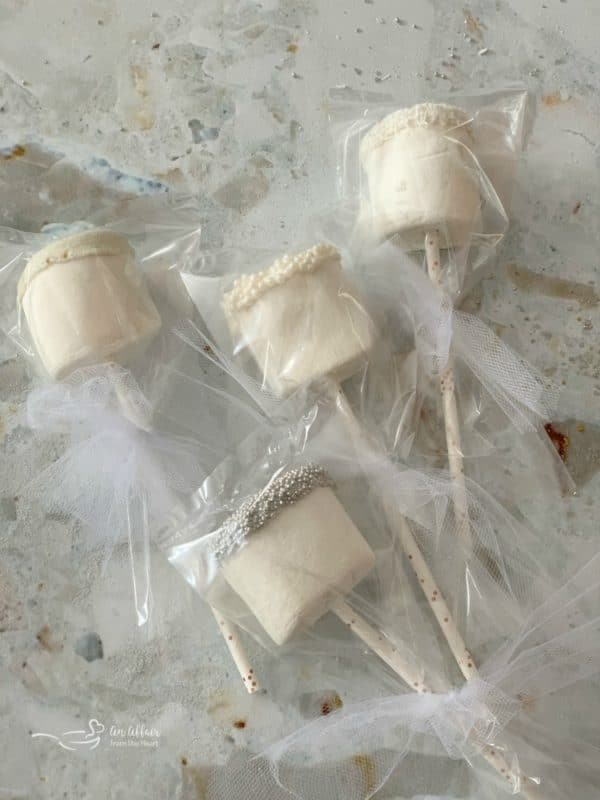 Dipped marshmallows