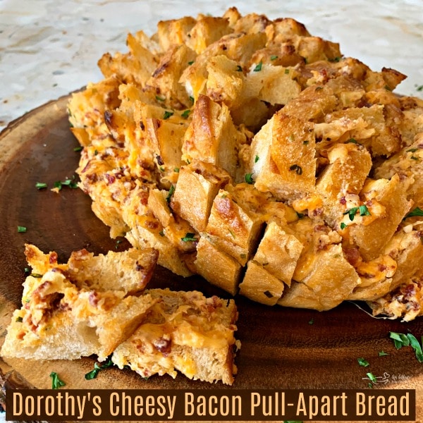 Dorothy's Cheesy Bacon Pull-Apart Bread