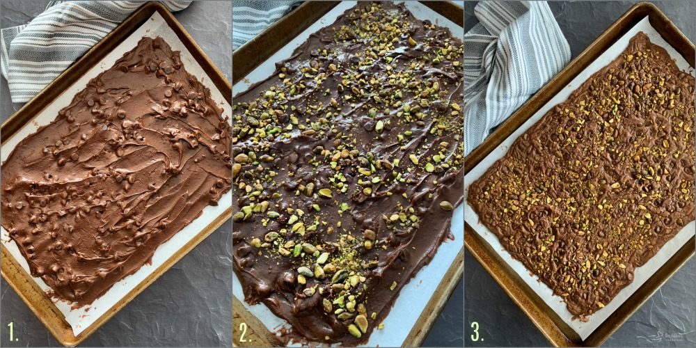 Easy Brownie Bark with Pistachios