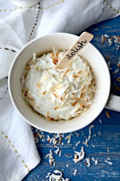 Coconut Mug Cake