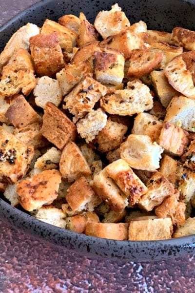 Homemade Croutons from Leftover Bread