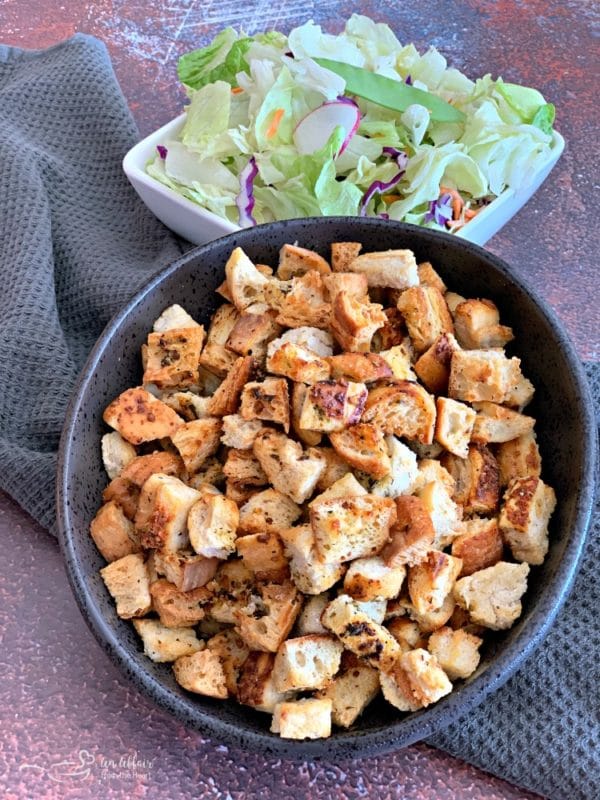 Make Homemade Croutons from leftover bread