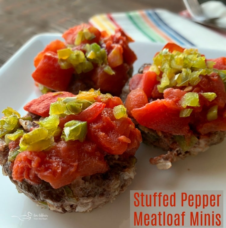 Stuffed Pepper Meatloaf Minis