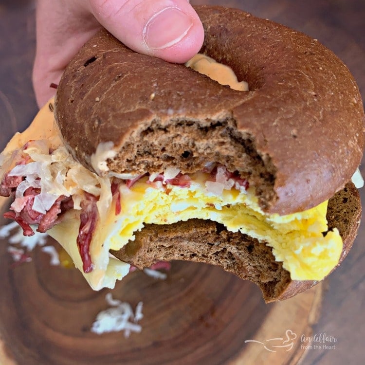 Reuben Breakfast Sandwiches Two Ways