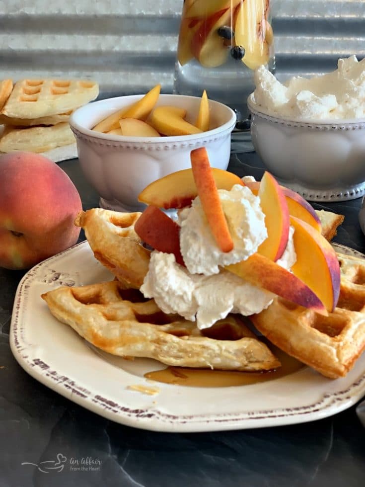 Puffles - Puff Pastry Waffles - light and flaky pastry waffles.