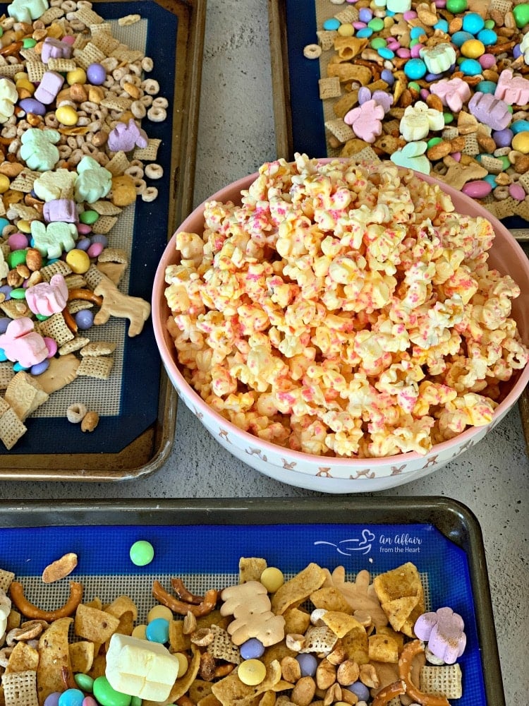 Spring Candy Coated Snack Mix - for Easter Snacking!