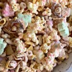 Up close of Spring Candy Coated Snack Mix