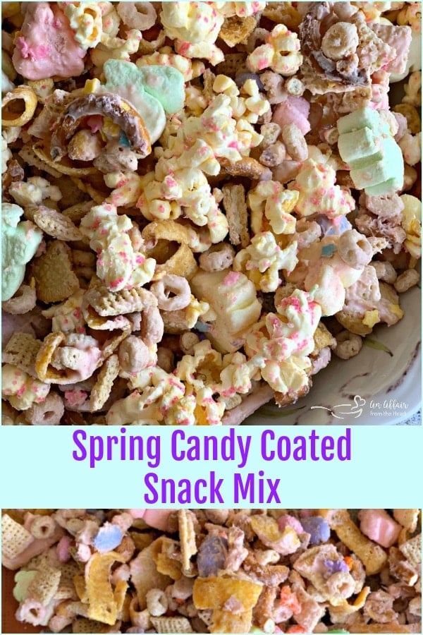 Spring Candy Coated Snack Mix - For Easter Snacking!