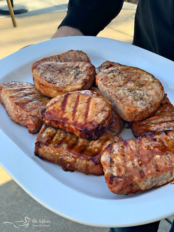 Dorothy's BBQ Pork Chops Plated