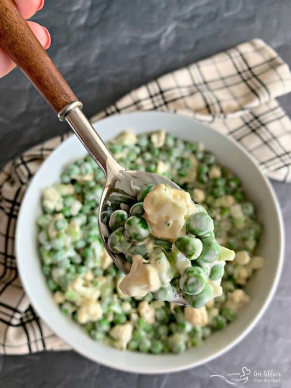 Erbsensalat mit Blumenkohl