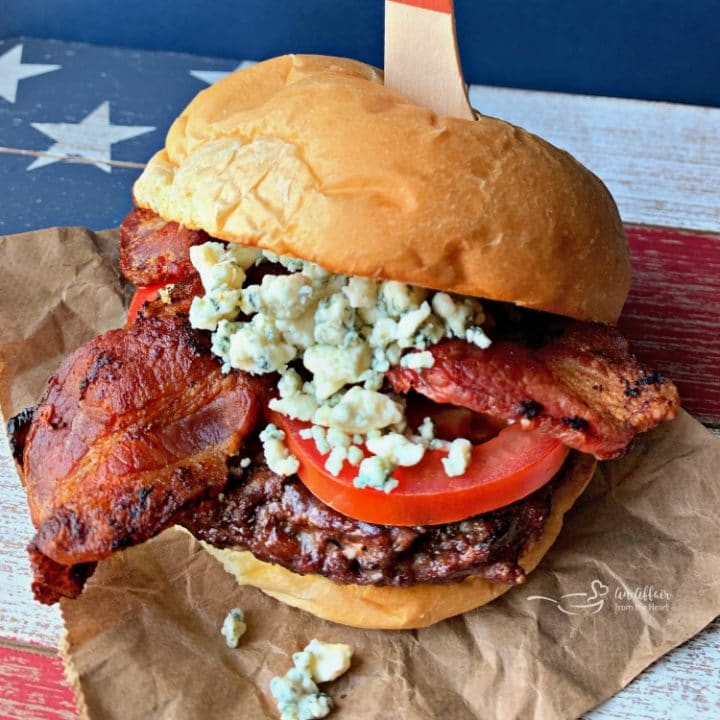 Bloody Mary Burger w/ Bloody Mary Aïoli Cocktail favorite in a BURGER!