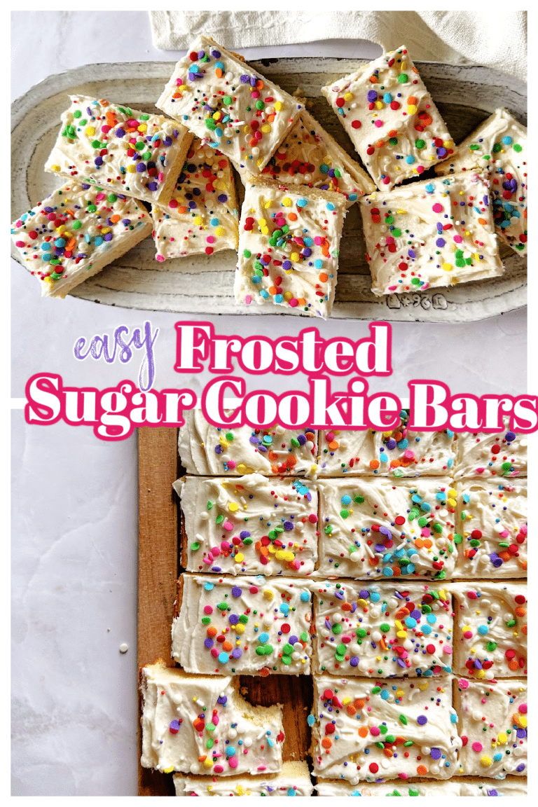 Frosted Sugar Cookie Bars (+ Video)