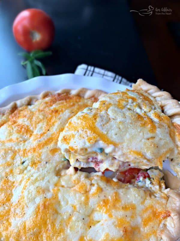 Tomato Pie slice