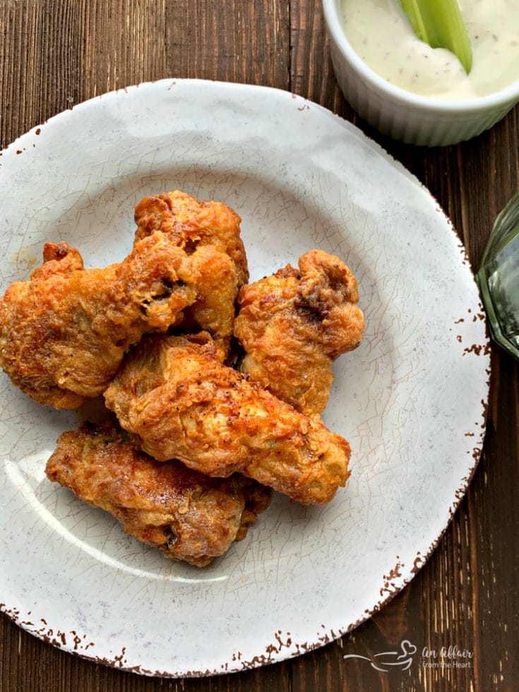Copycat Hooter's Wings in the Air Fryer a lighter version of a classic!