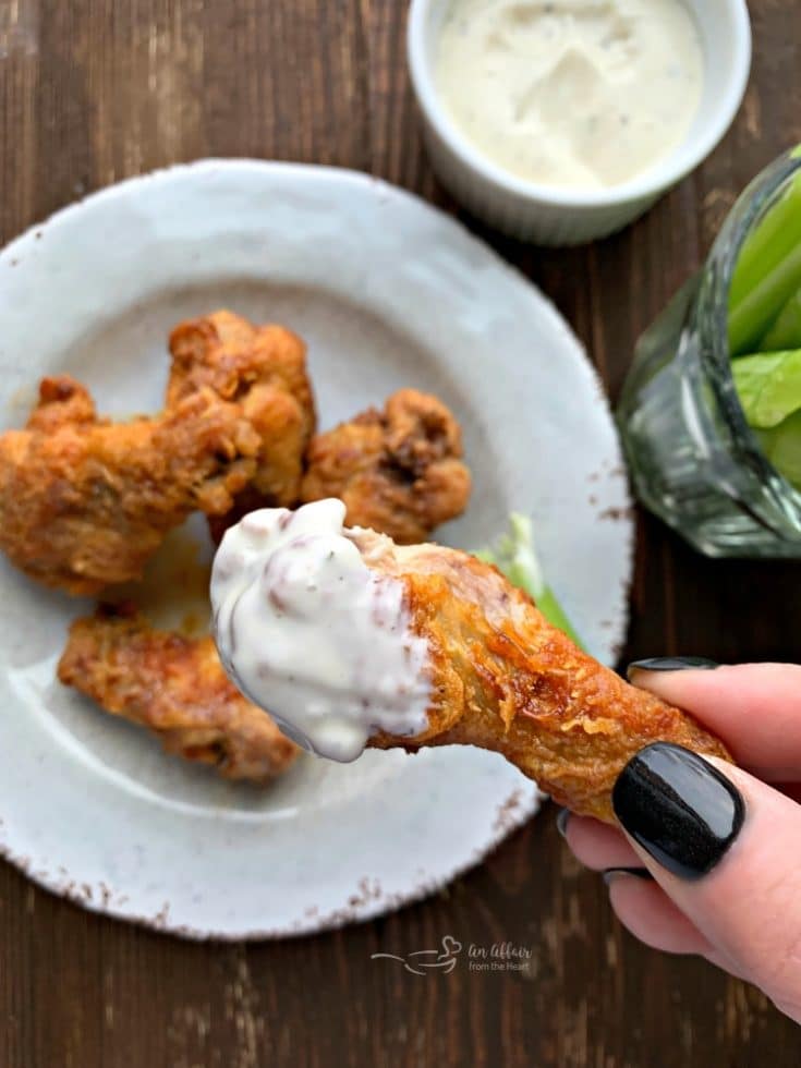 Copycat Hooter's Wings in the Air Fryer a lighter version of a classic!