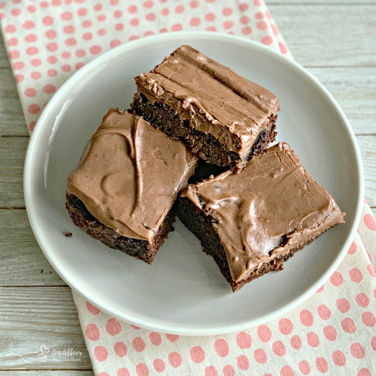 Frosted Zucchini Brownies