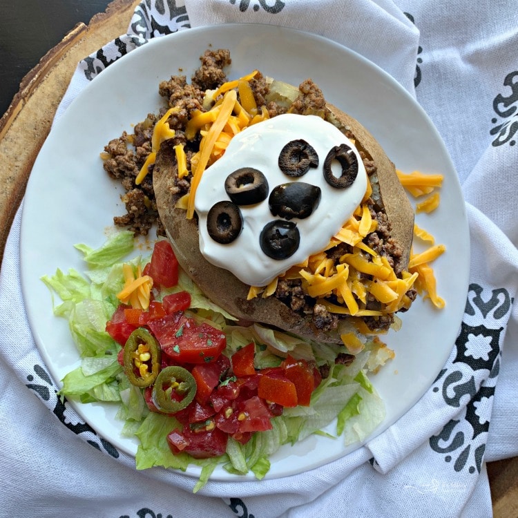 Taco Loaded Baked Potato