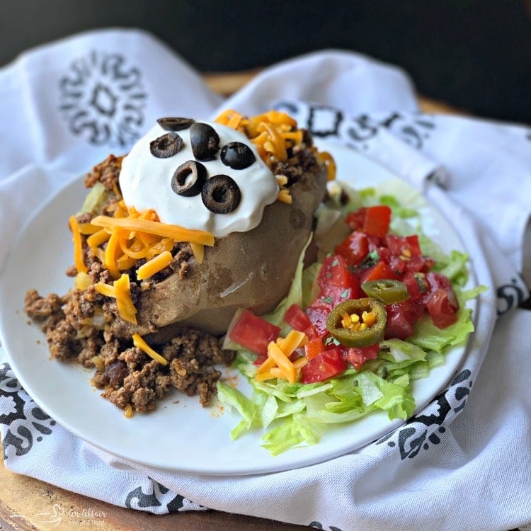 Taco Loaded Baked Potato