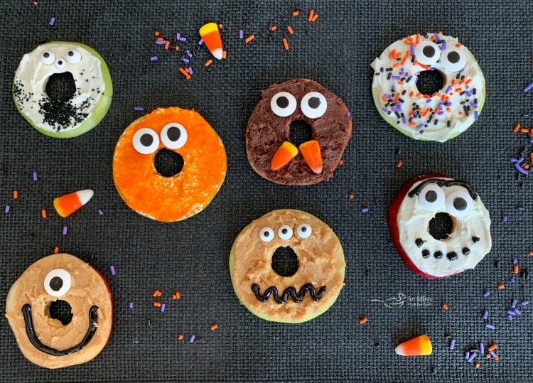 Apple Donut Monsters Horizontal