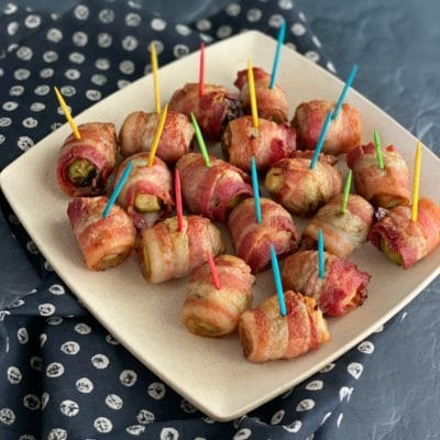 Bacon Wrapped Hot Brussels Sprouts