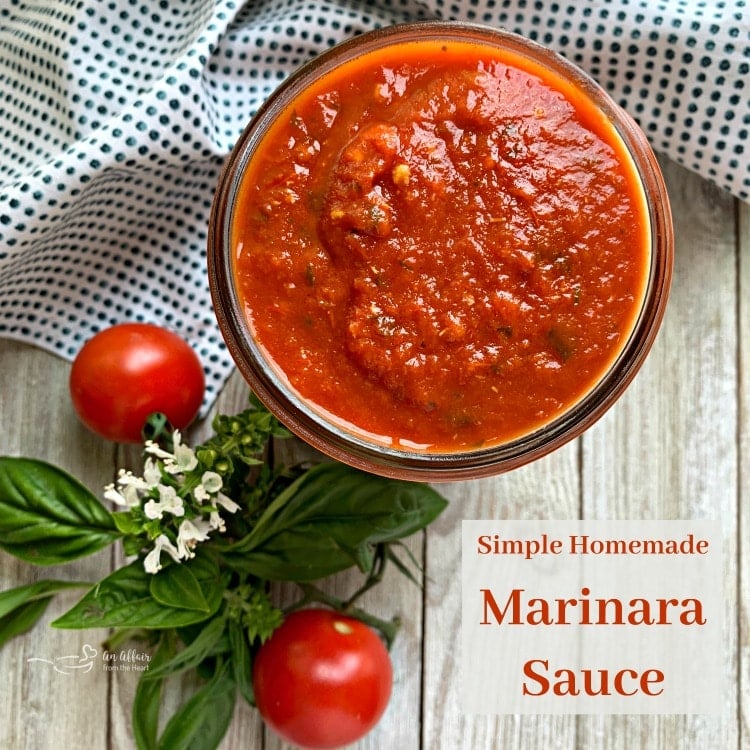 Simple Homemade Marinara Sauce