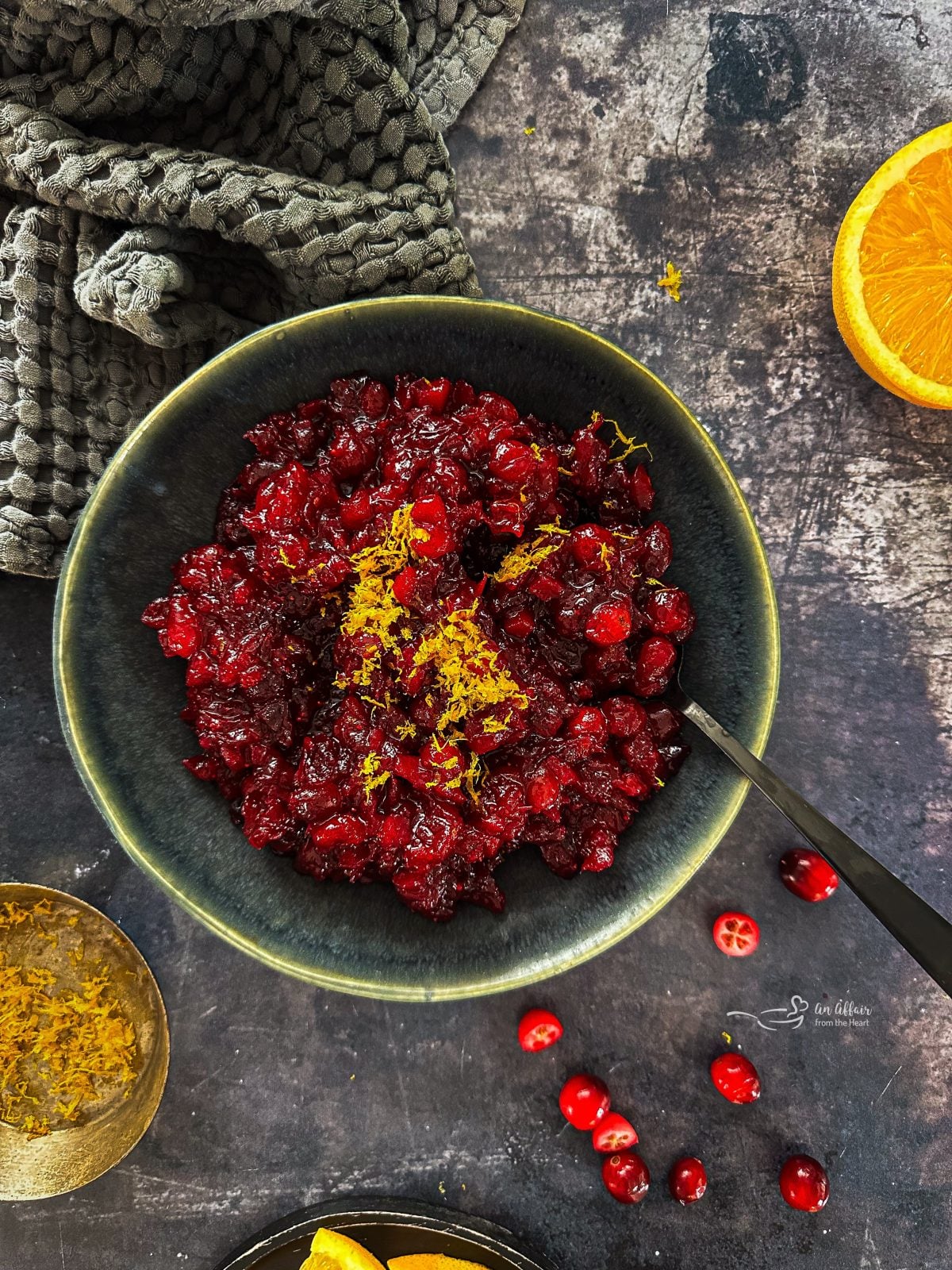 My Mom's Cranberry Sauce Recipe made with pineapple & orange.