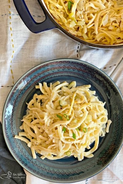 Polish Noodles & Sauerkraut [Kluski Kapusta Kiszona]