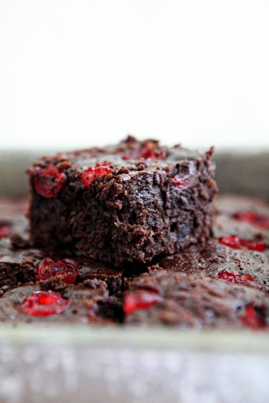 DR PEPPER CHOCOLATE CHERRY BROWNIES