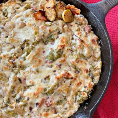 Cheesy Brussels Sprouts Dip